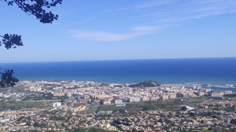 Término municipal de Dénia visto desde el Parque Natural del Montgó.