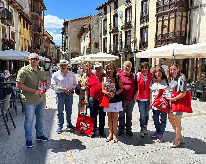 Las candidatas del PSOE han hablado hoy en Palencia de vivienda