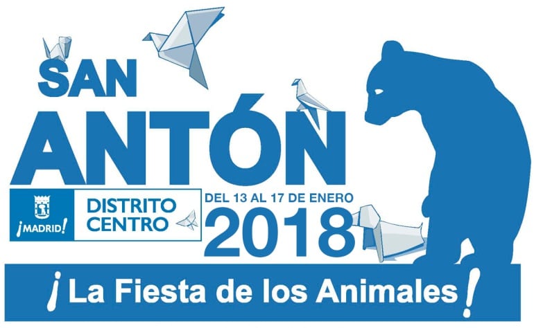 Cartel publicitario fiestas San Antón