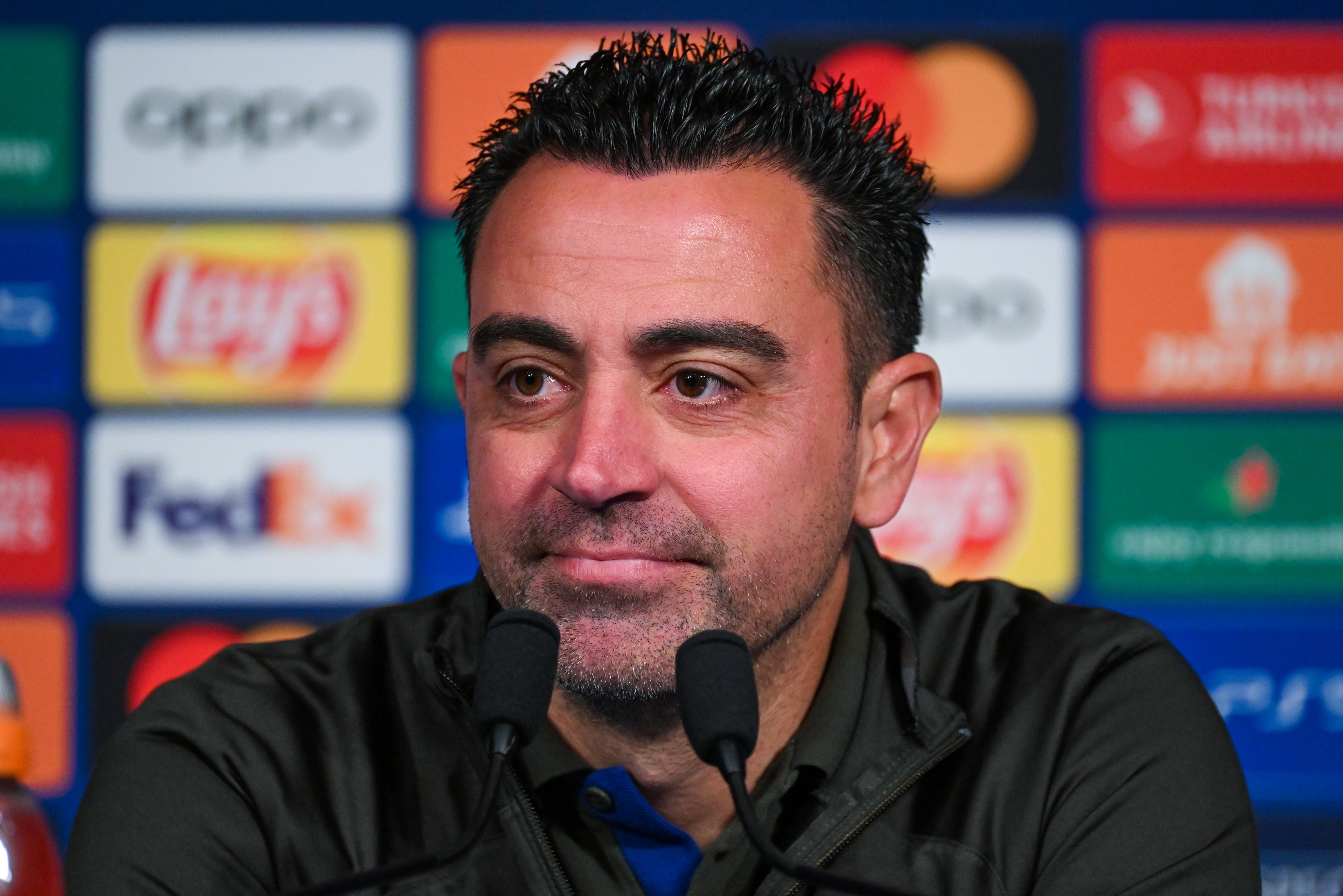 Xavi Hernández, en la previa del partido entre PSG y Barça, correspondiente a la ida de los cuartos de la Champions League