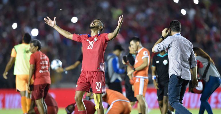 Aníbal Godoy celebra la histórica clasificación de su equipo para el Mundial