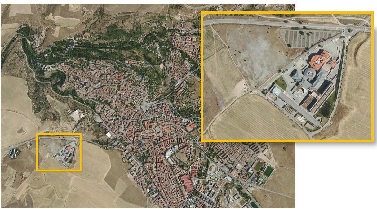 Plano situación ampliación hospital
