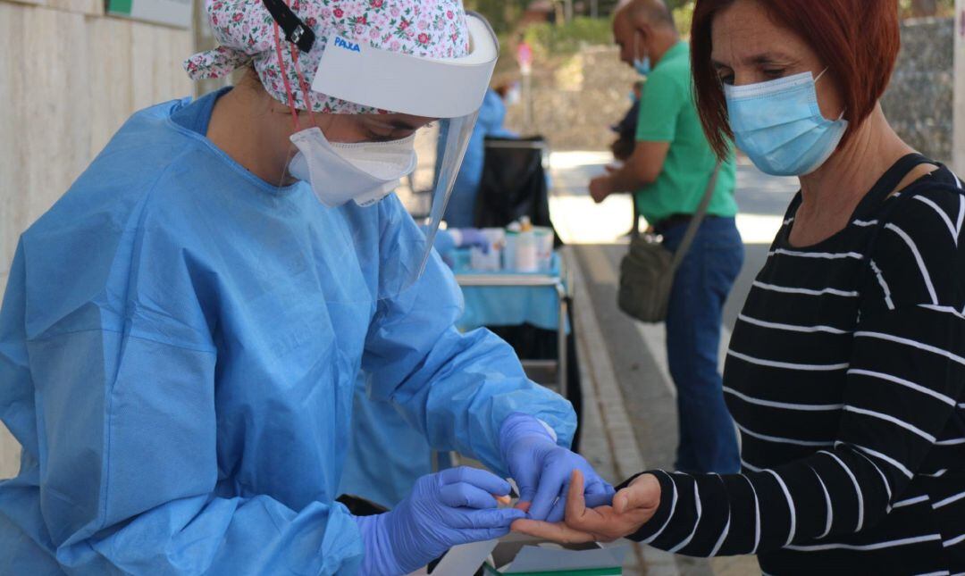 Test rápido de covid-19 en una imagen de archivo.