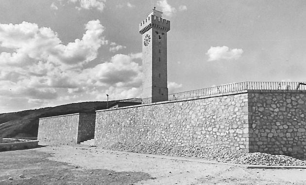 La plaza de Mangana tras las obras de 1977.