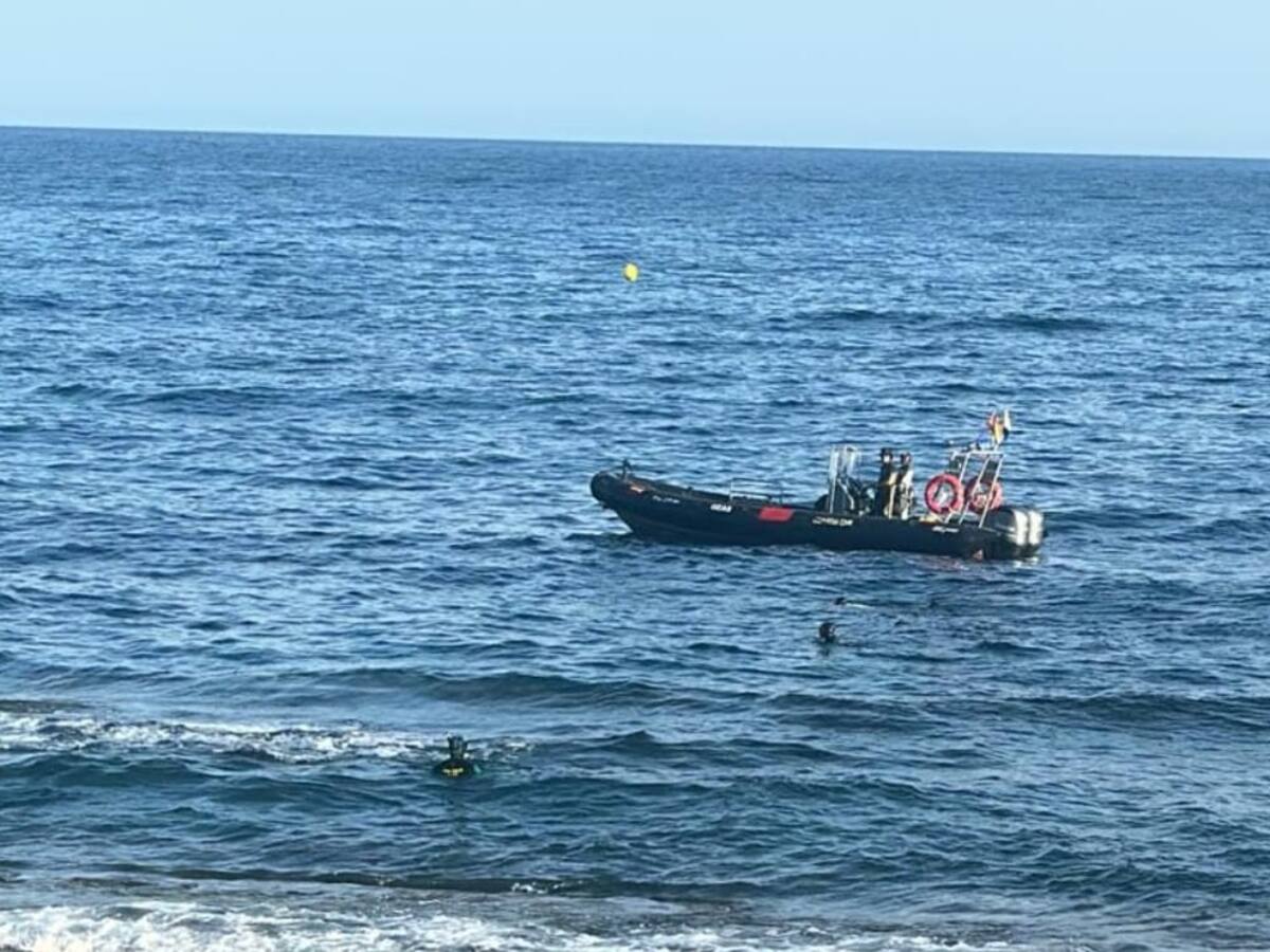 Finaliza sin éxito la búsqueda de un cadáver en aguas del Cabo de la Huerta