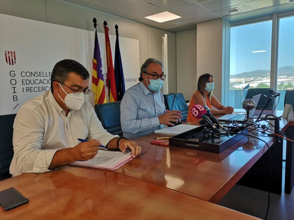 Inicio de curso: mascarilla a partir de los 6 años, no más de 150 alumnos por día y presencial hasta 2º de ESO