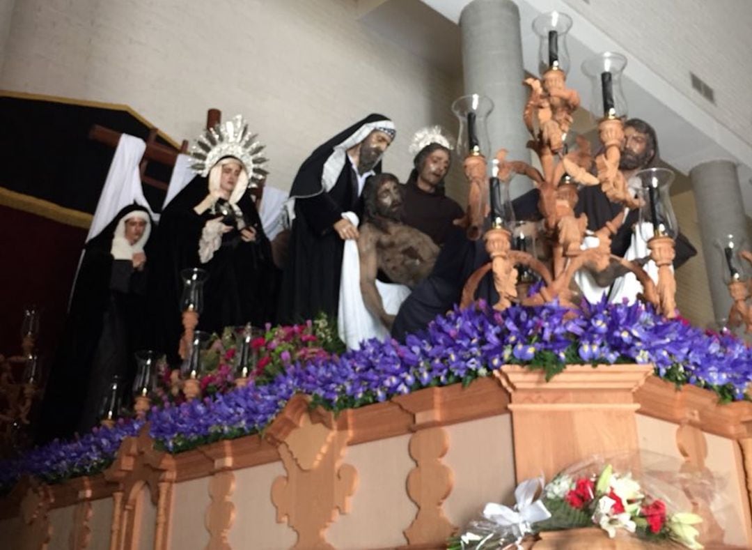 Paso del Santísimo Cristo de la Caridad en el Traslado al Sepulcro