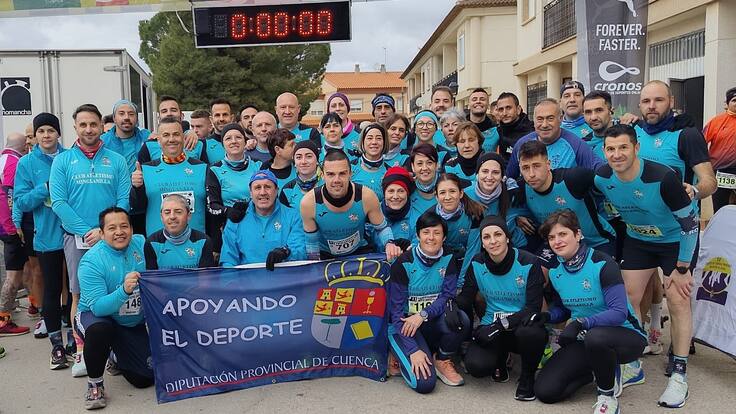 Julian Virgili, del Club Atletismo Minglanilla, sobre la XX Carrera Popular de Minglanilla