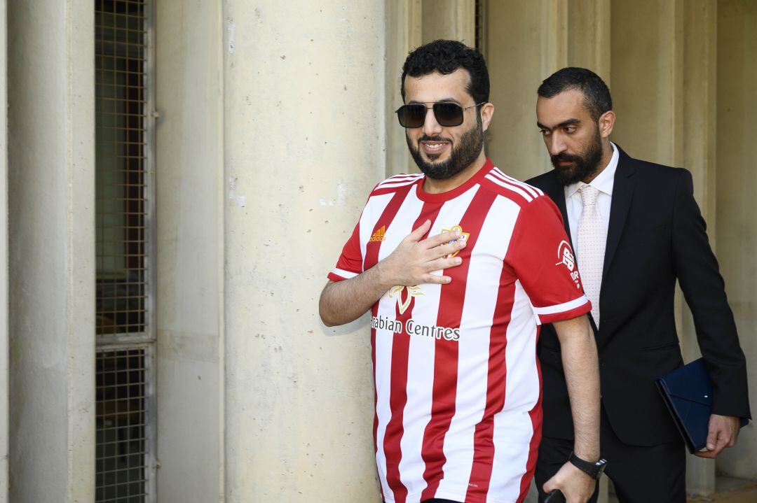 Turki Al-Sheikh con Mohamed El Assy.