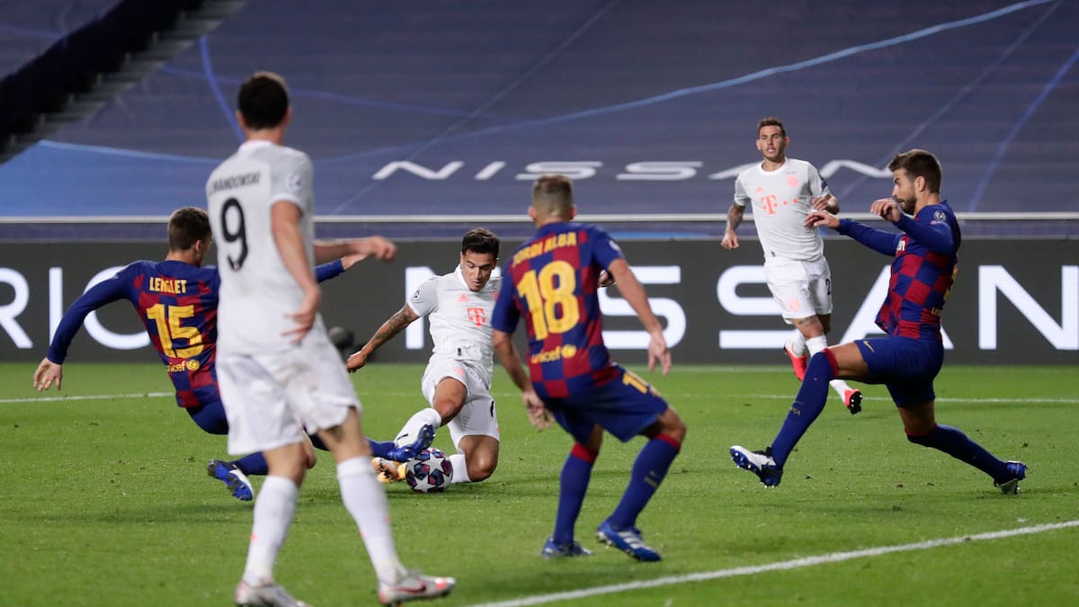 El FC Barcelona no recibía cuatro goles en una primera mitad desde el 2-8 ante el Bayern de Múnich