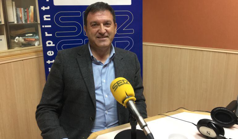 José Antonio Sánchez, alcalde de Humanes de Madrid, este lunes en los estudios de &#039;Hoy por Hoy&#039;