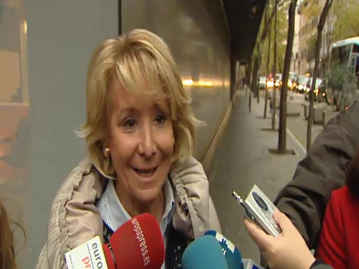 Aguirre: "sobre la verdad nadie tiene que aconsejar nada"