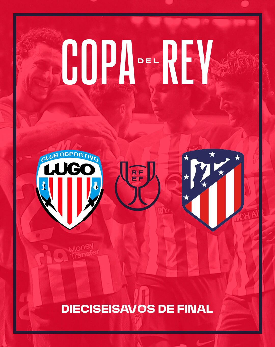 El CD Lugo recibirá al Atlético de Madrid en el Anxo Carro