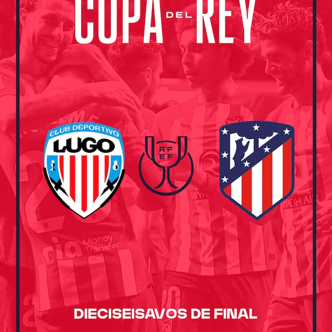 El CD Lugo recibirá al Atlético de Madrid en el Anxo Carro