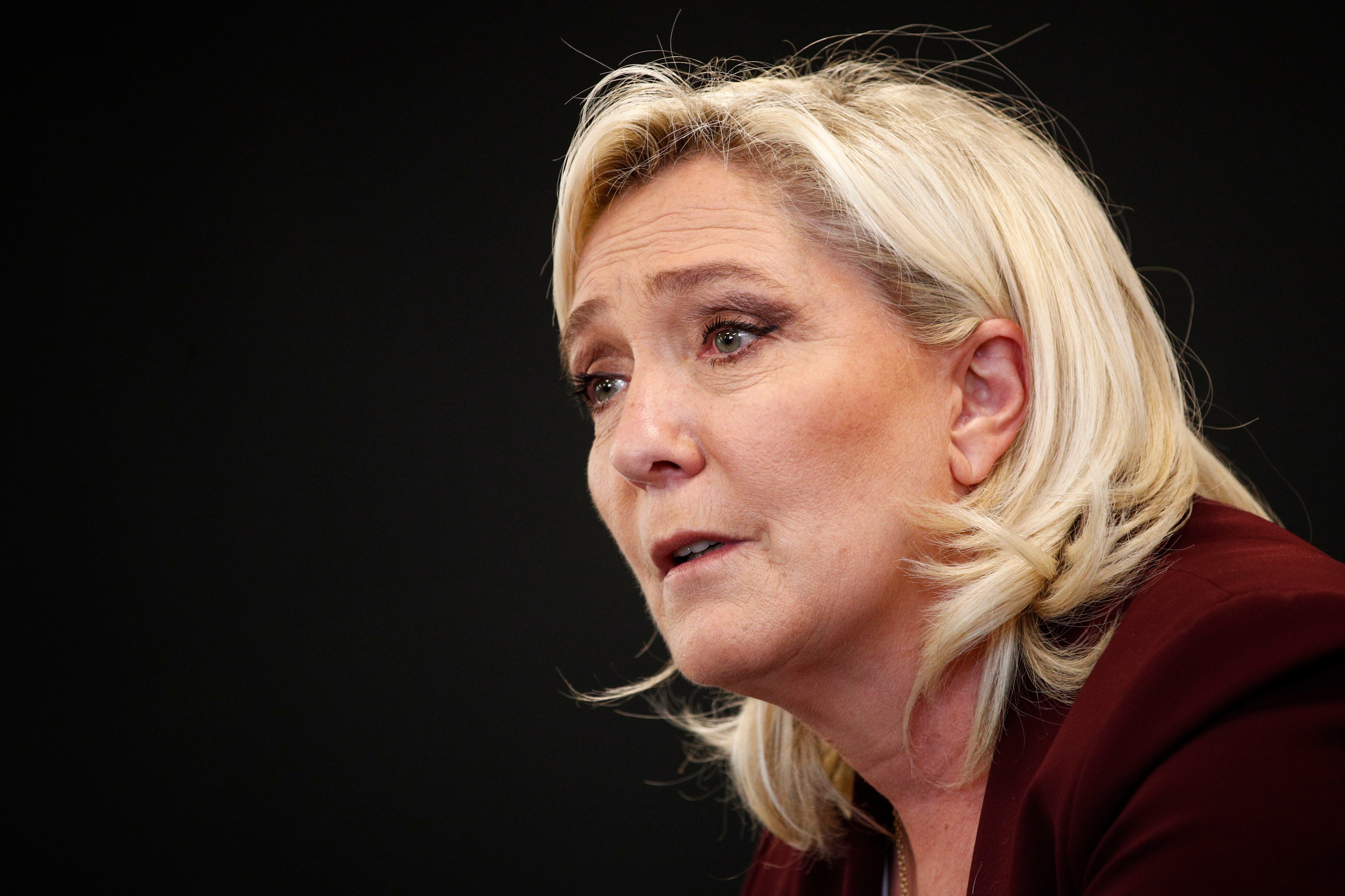 La ultraderechista Marine Le Pen