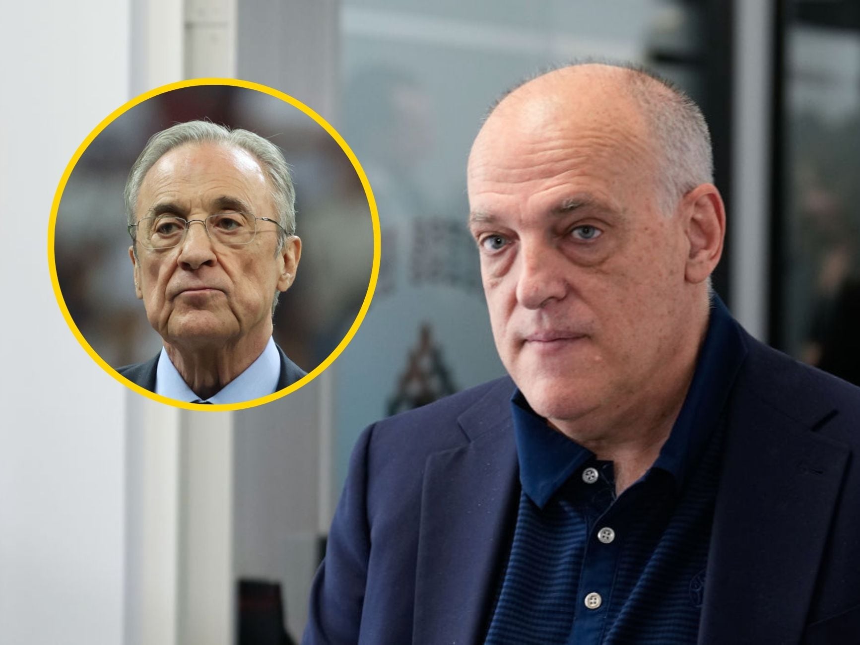 Javier Tebas y Florentino Pérez