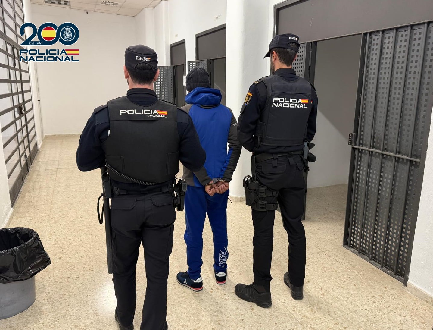 Momento de la detención