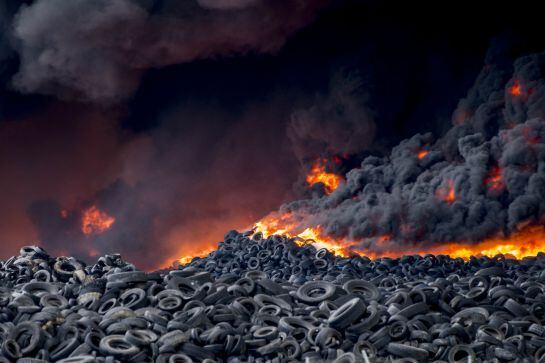 FOTOGALERÍA: Espectacualares imágenes del incendio en Seseña.