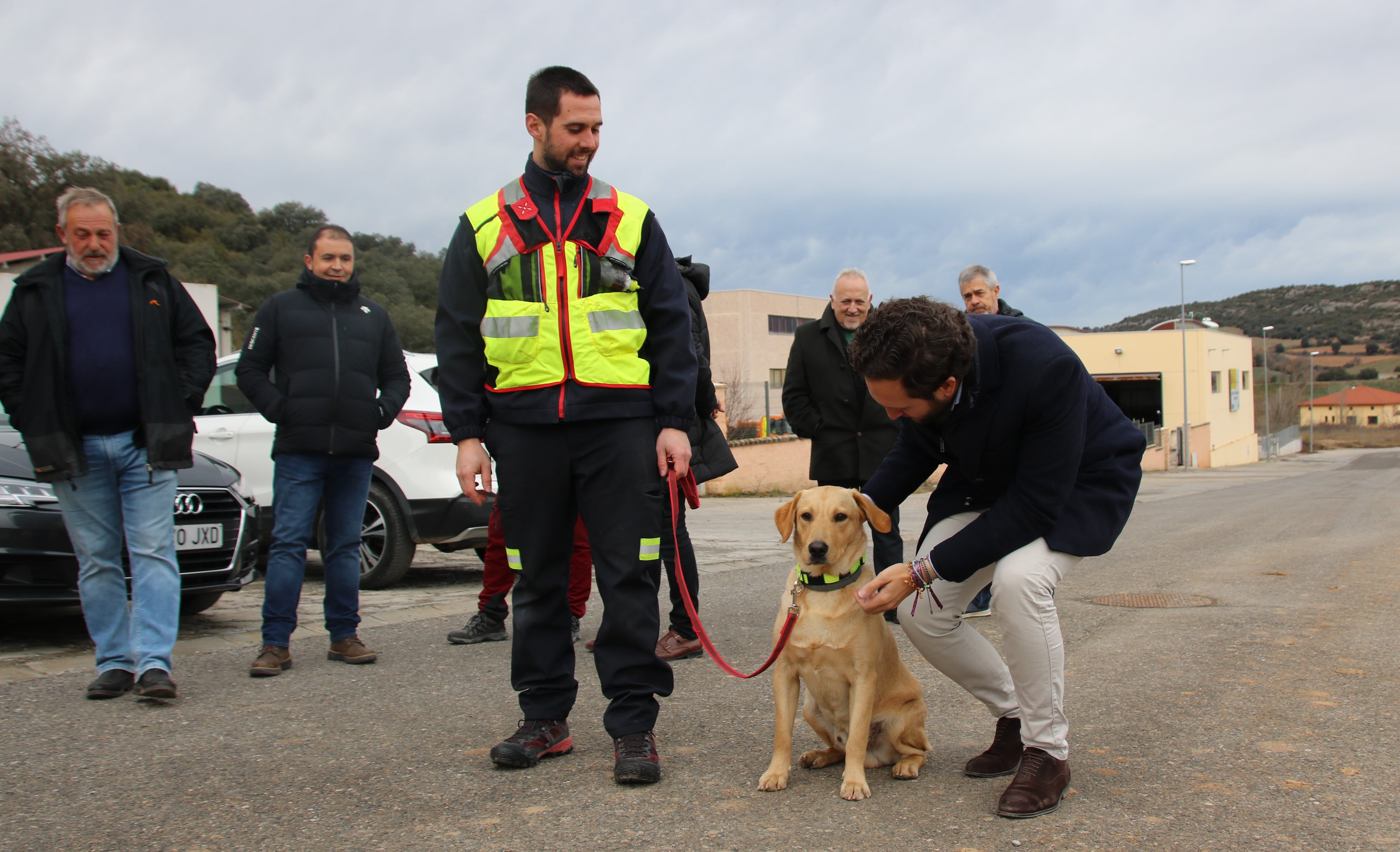 Lapize es uno de los perros de rescate en formación DPH