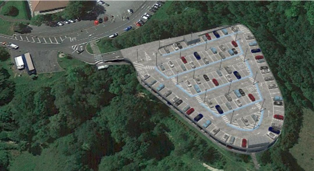 Comienzan las obras de ampliación del parking de Aritzeta