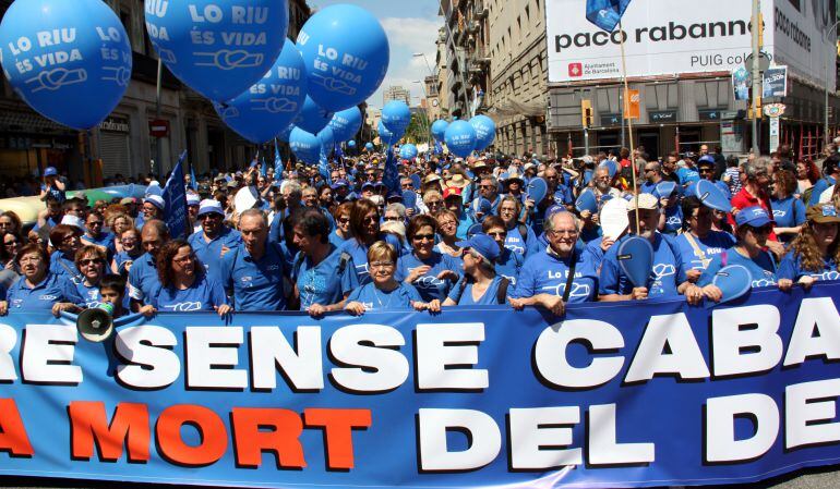 Capçalera de la manifestació.