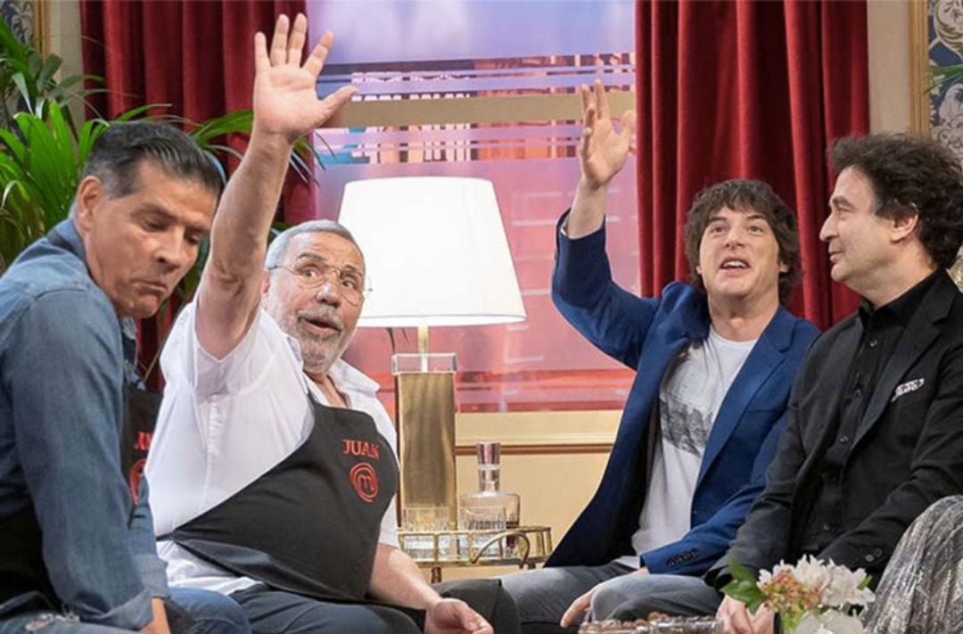 Los Chunguitos junto a Pepe Rodríguez y Jordi Cruz, en &#039;Masterchef Celebrity&#039;