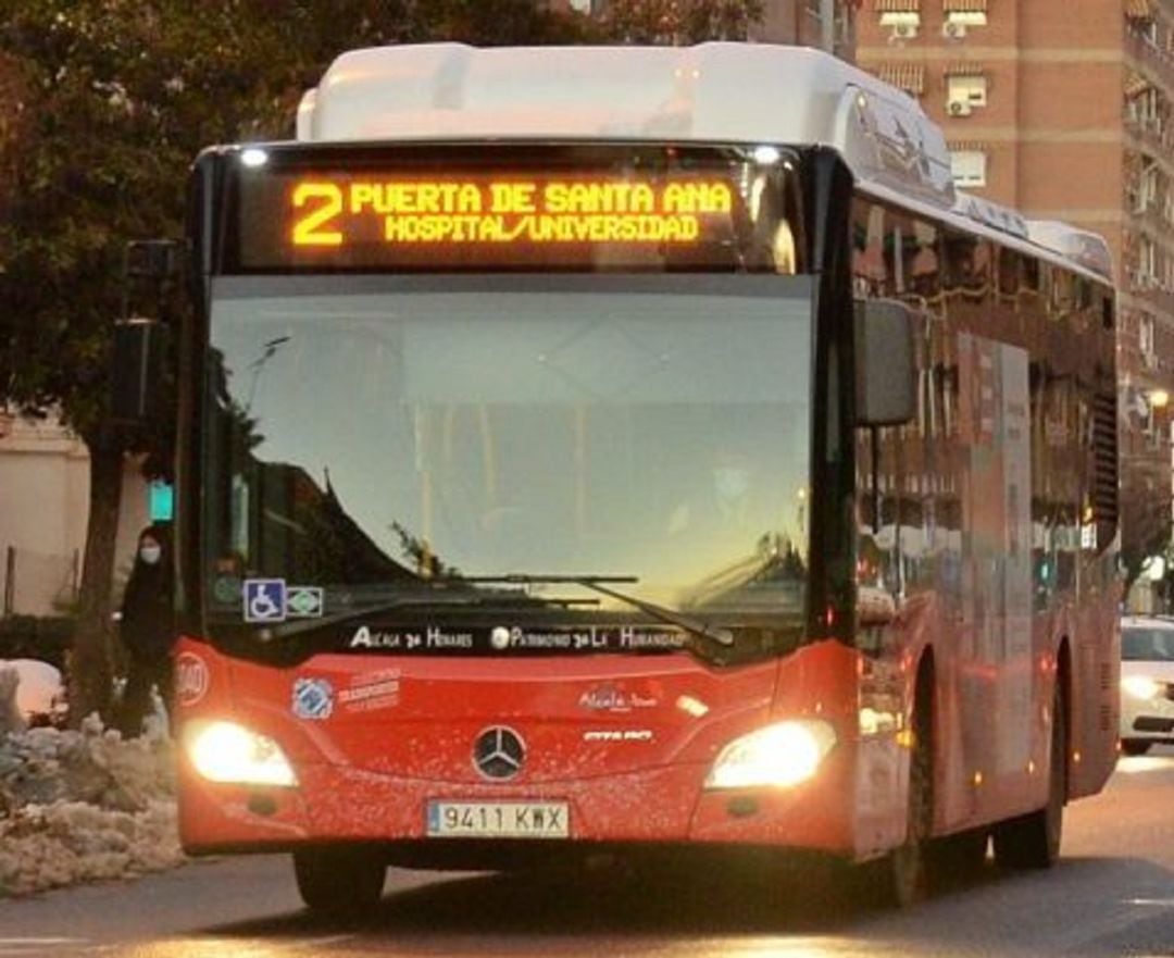 Autobús urbano de Alcalá de Henares. 