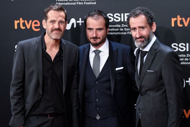 Jon Garaño, Jose Maria Goenaga y Aitor Arregi, directores de &#039;La Trinchera Infinita&#039;