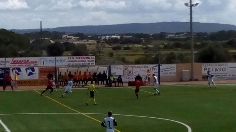 Imagen del partido jugado en Sant Francesc