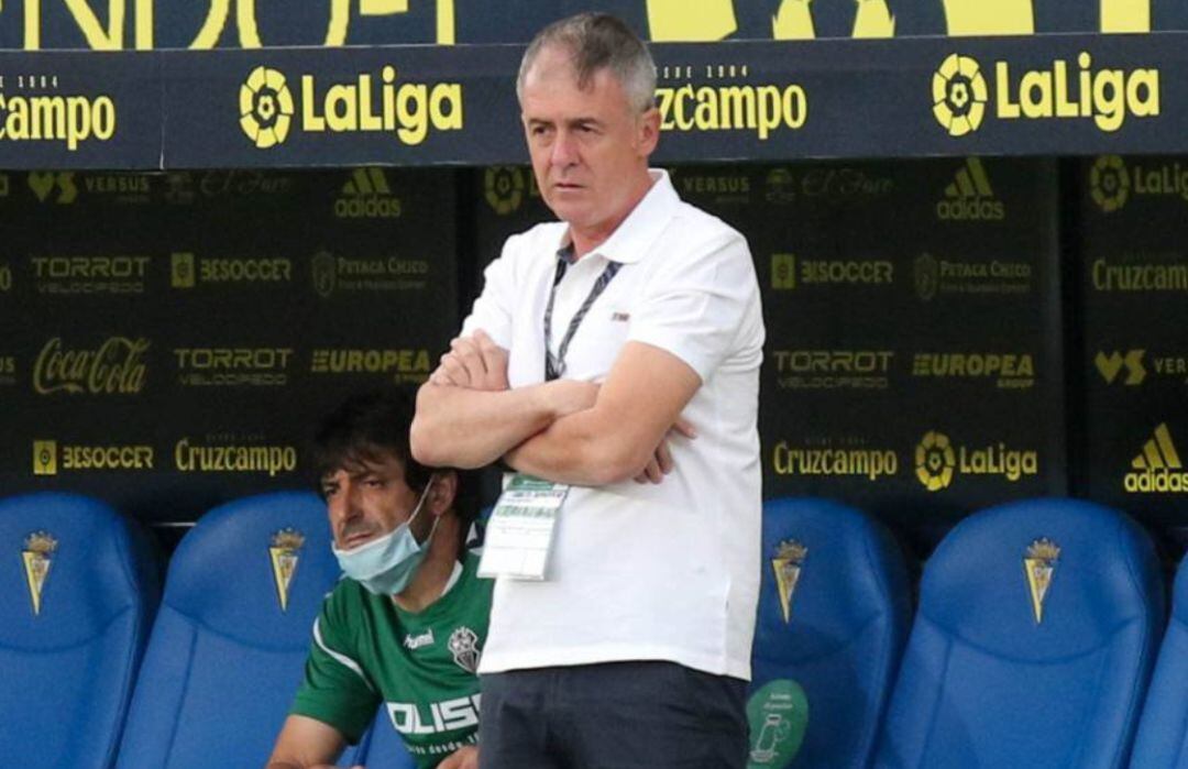 Lucas Alcaraz, en un partido del Albacete