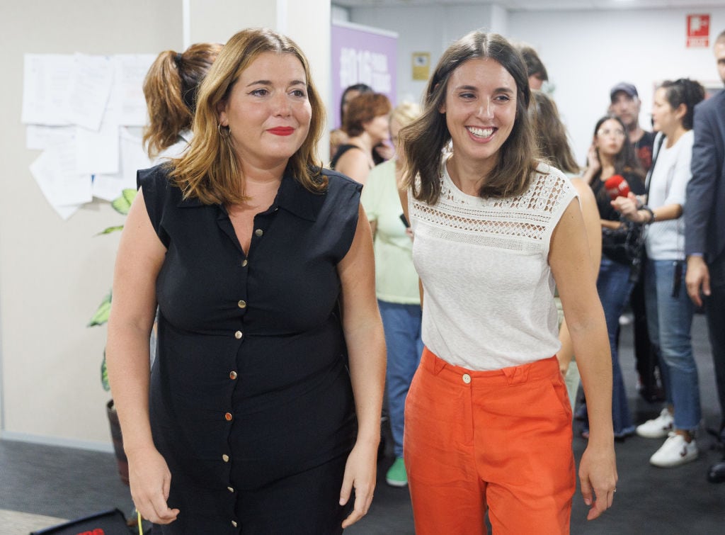 Irene Montero y Ángela Rodríguez &#039;Pam&#039;.