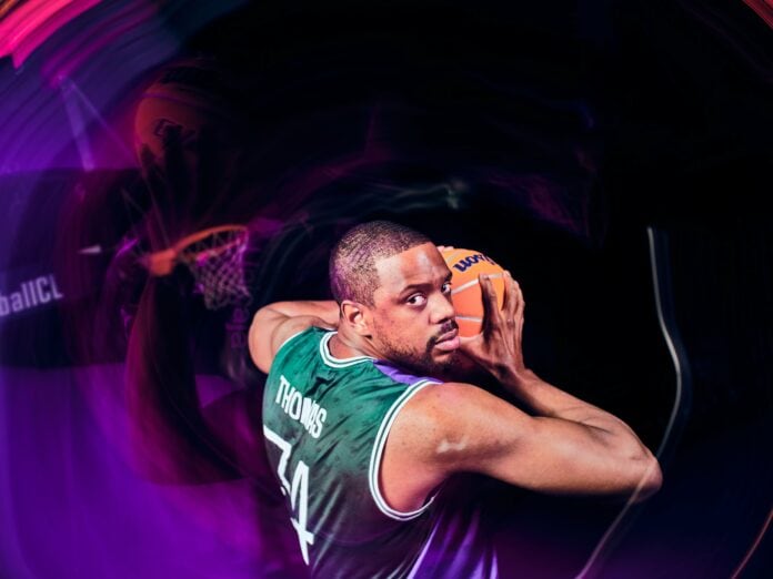 Will Thomas con la camiseta del Unicaja/ BCL PHOTO