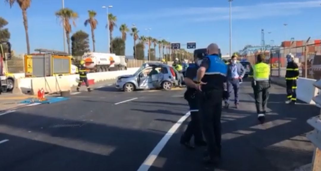 Un momento del suceso.