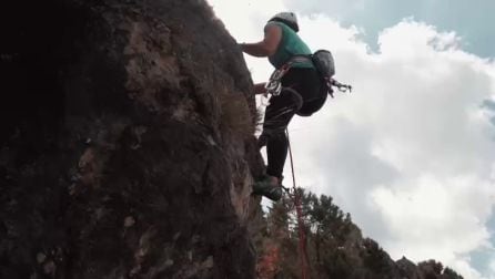 La escalada se ha convertido en uno de los deportes mas solicitados en el P.N. de Cazorla, Segura y las Villas