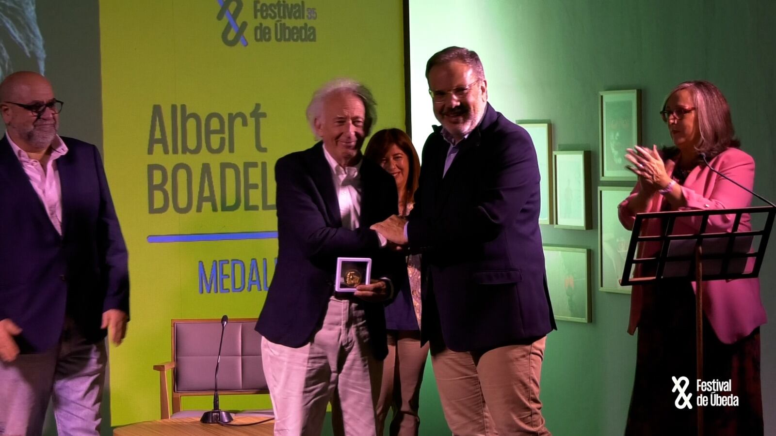 Boadella recoge el premio del Festival Internacional de Música y Danza 'Ciudad de Úbeda'