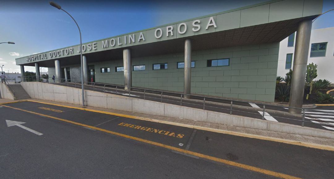 Edificio de Urgencias del hospital Molina Orosa.