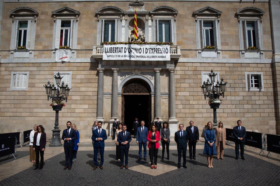 Foto de família del nou govern de la Generalitat