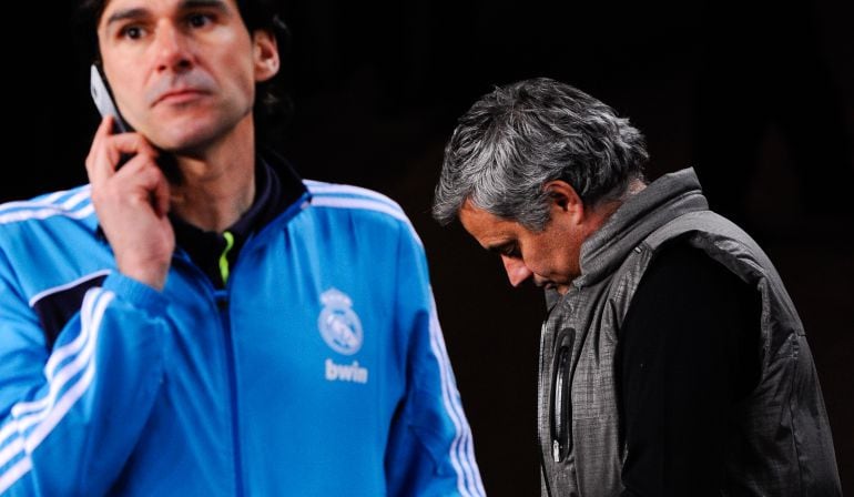 Karanka y Mourinho, en su etapa en el Real Madrid.