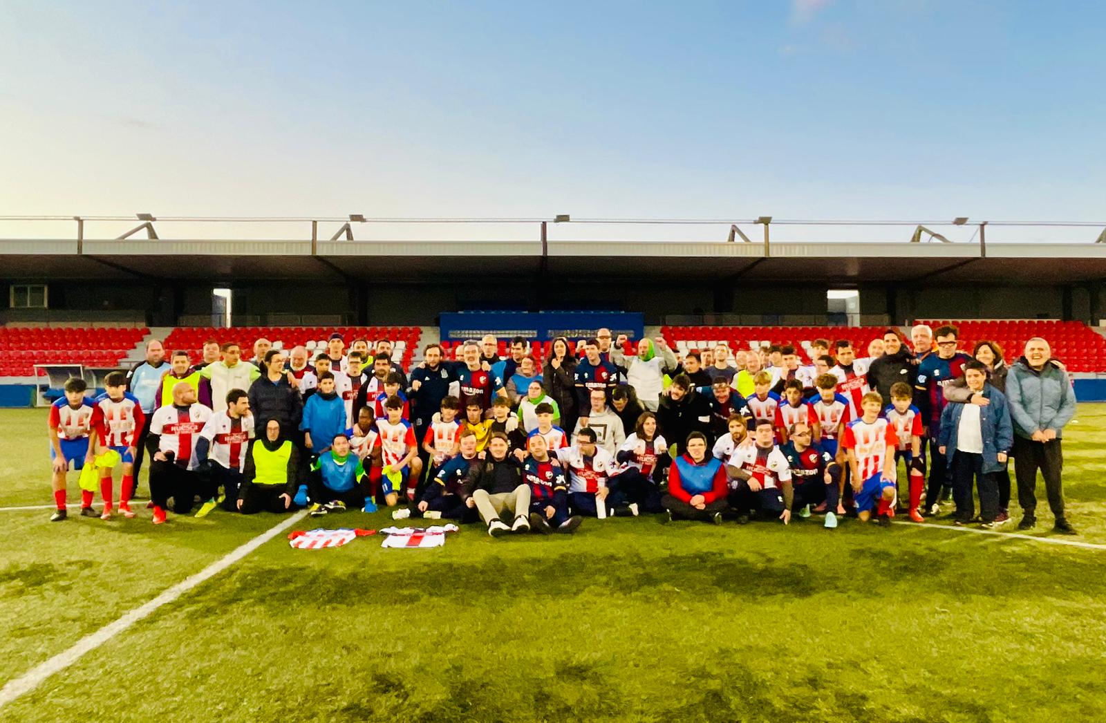 Monzón acogió un triangular con motivo del Día de las personas con Discapacidad