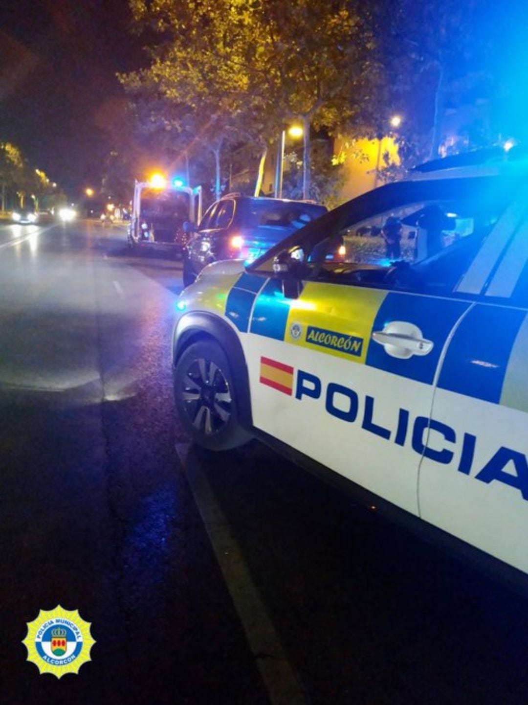 Vehículo de la Policía Municipal de Alcorcón