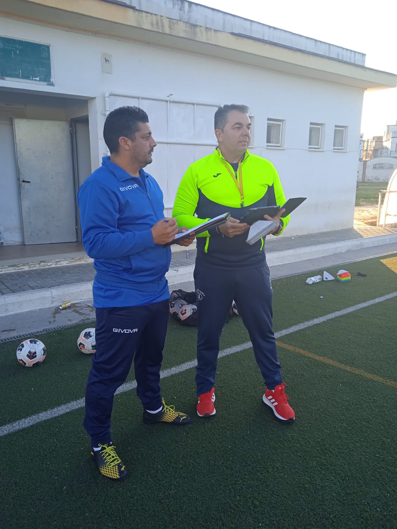 Mateos y Cadenas, entrenadores del Jerez Industrial CF