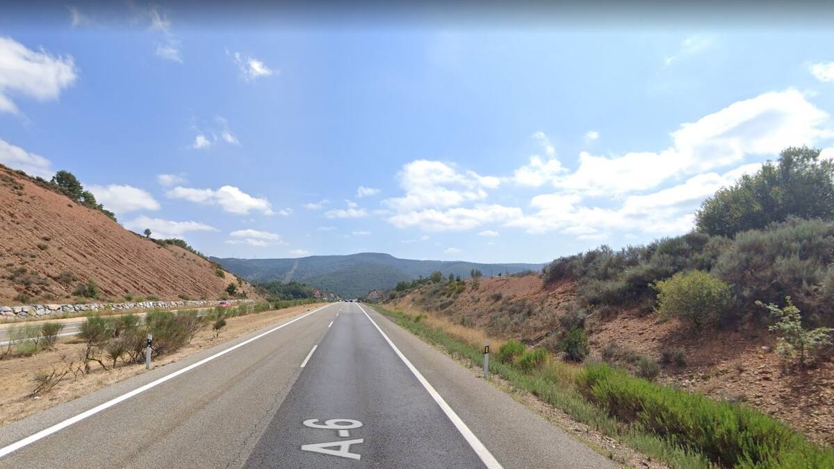 Accidente grave en la A-6 a la altura de Folgoso de la Ribera