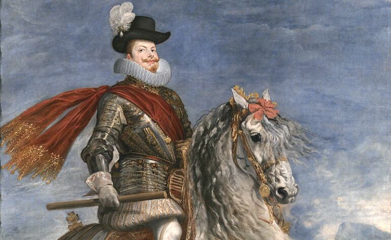 &#039;Felipe III a caballo&#039; (1635), en el Museo del Prado.