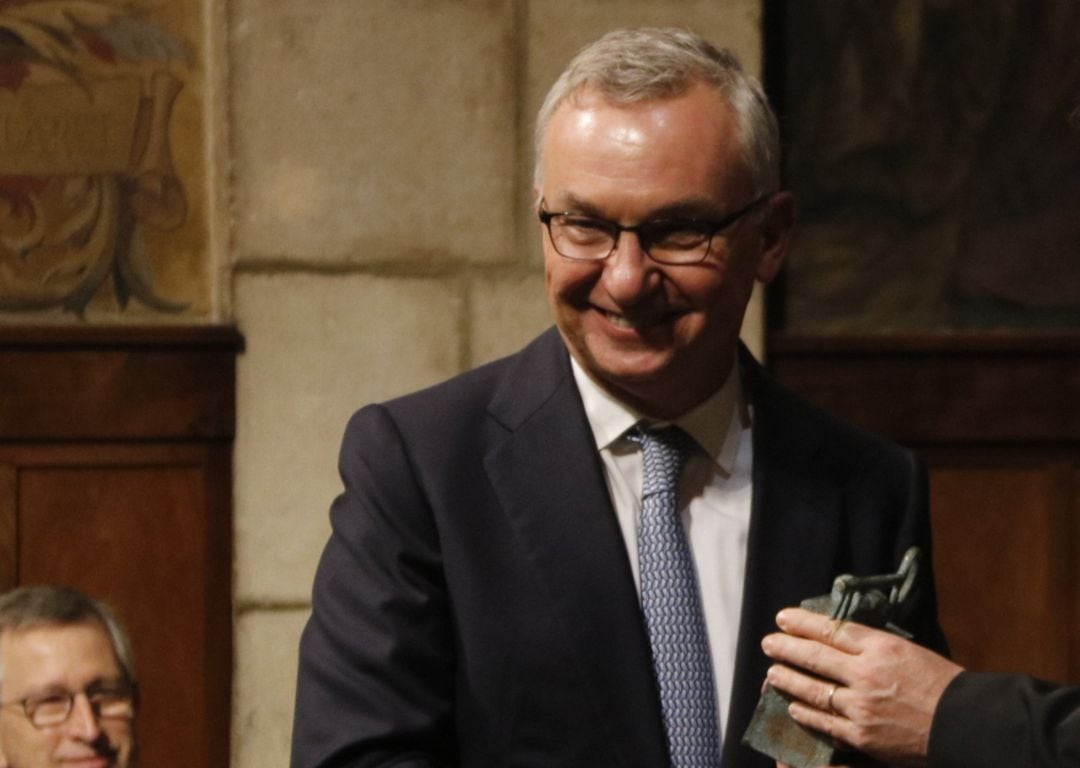 El doctor Josep Baselga, el 25 d'octubre del 2016, dia que va rebre el Premi Internacional Catalunya