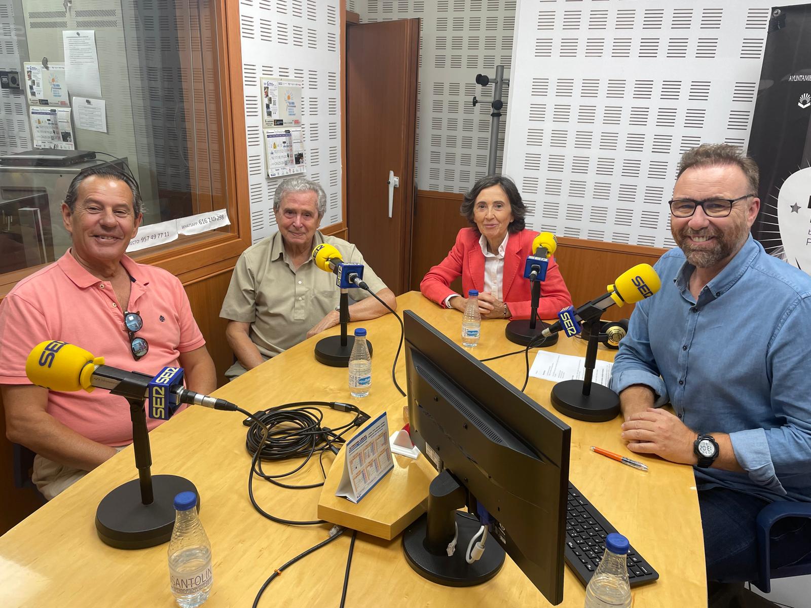 Tertulia de ex alcaldes de Córdoba en Hoy por Hoy Córdoba, con Rafael Merino, Herminio Trigo y Rosa Aguilar moderados por José Manuel León