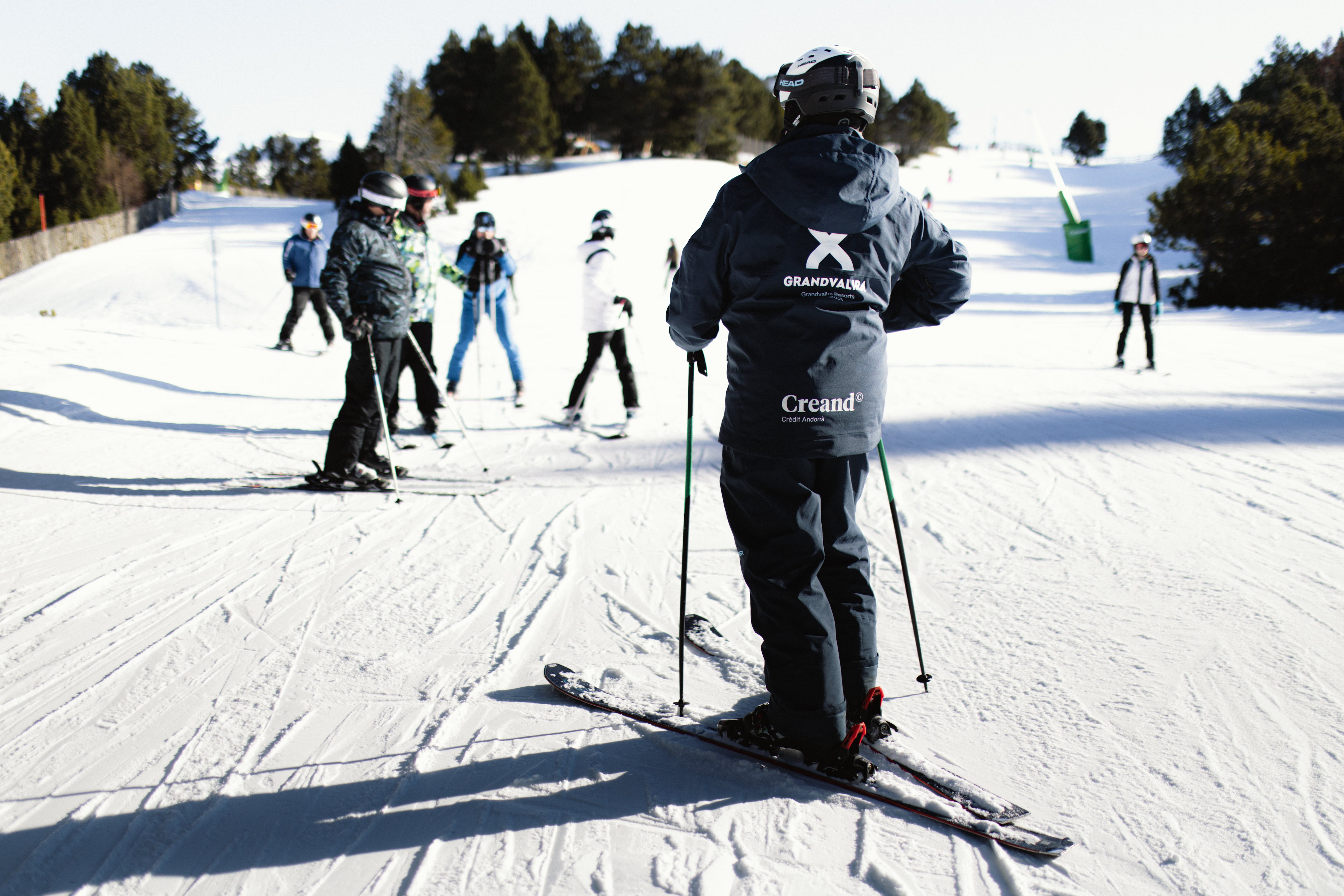 Aspecte que presentava Grandvalira aquest passat Nadal. Les estacions han registrat els nivells més alts de visitants dels darrers cinc anys.