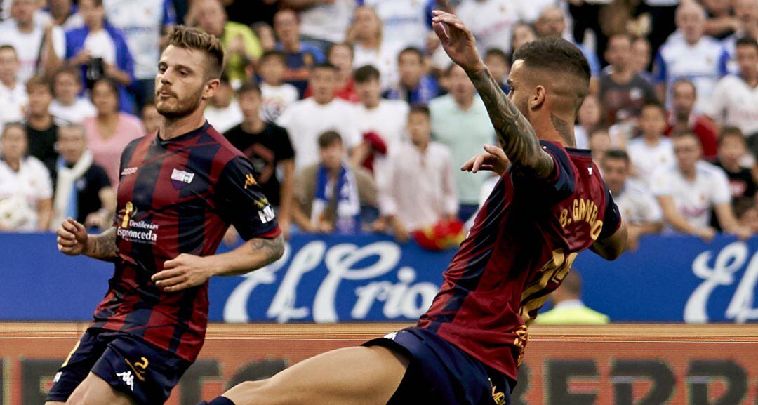 Futbolistas del Extremadura, en un partido reciente