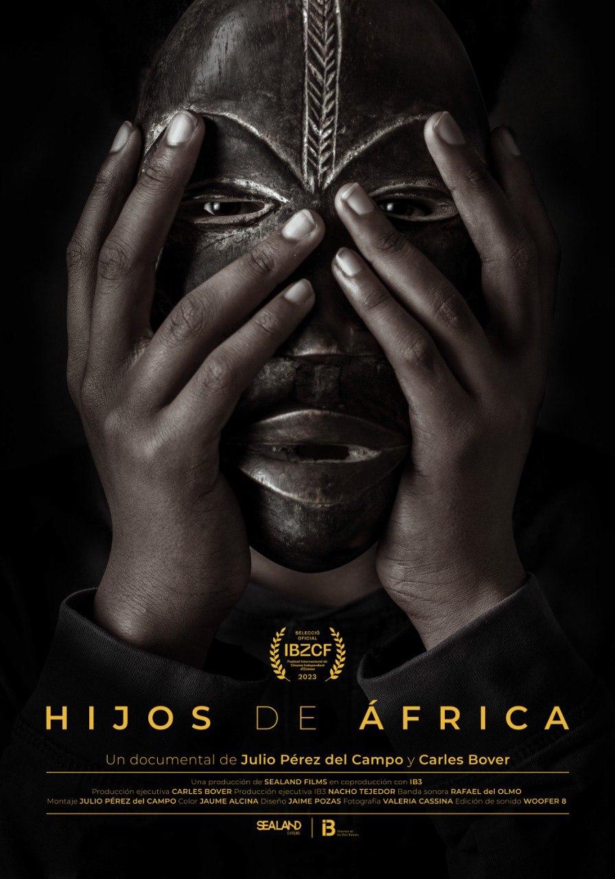 Cartel de &#039;HIJOS DE ÁFRICA&#039;, corto documental de Carles Bover y Julio Pérez del Campo