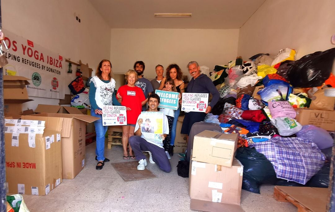 Imagen de parte del material recogido