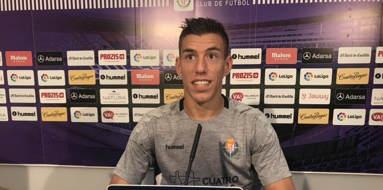 Rubén Alcaraz, en rueda de prensa